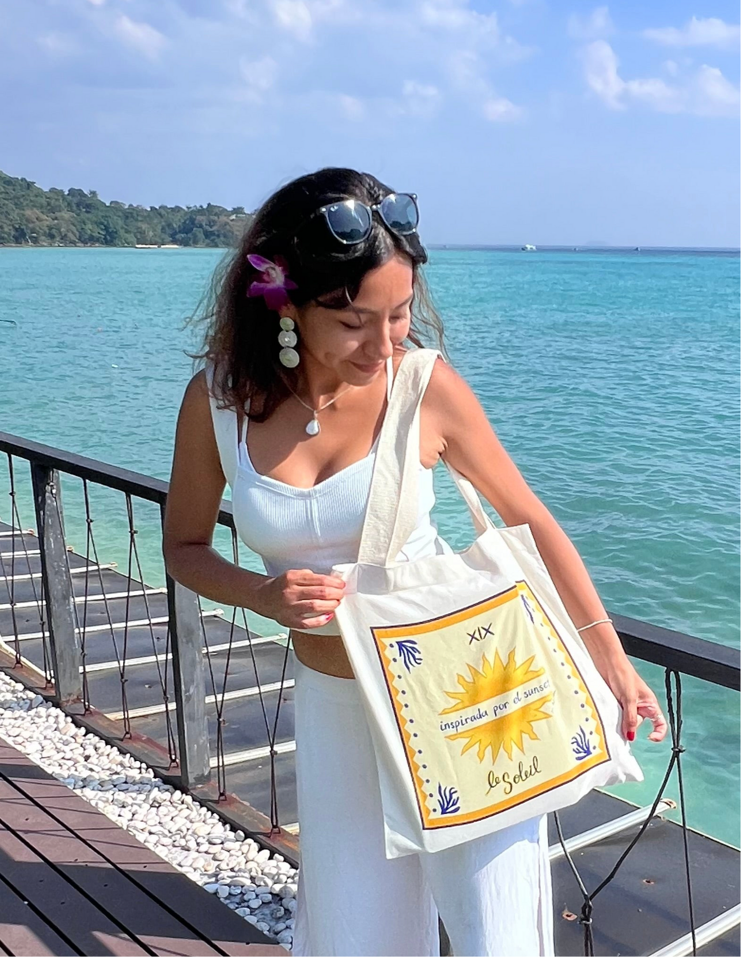 Tote bag: Le soleil XIX