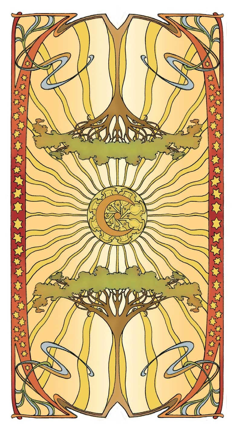 Golden Art Nouveau Tarot