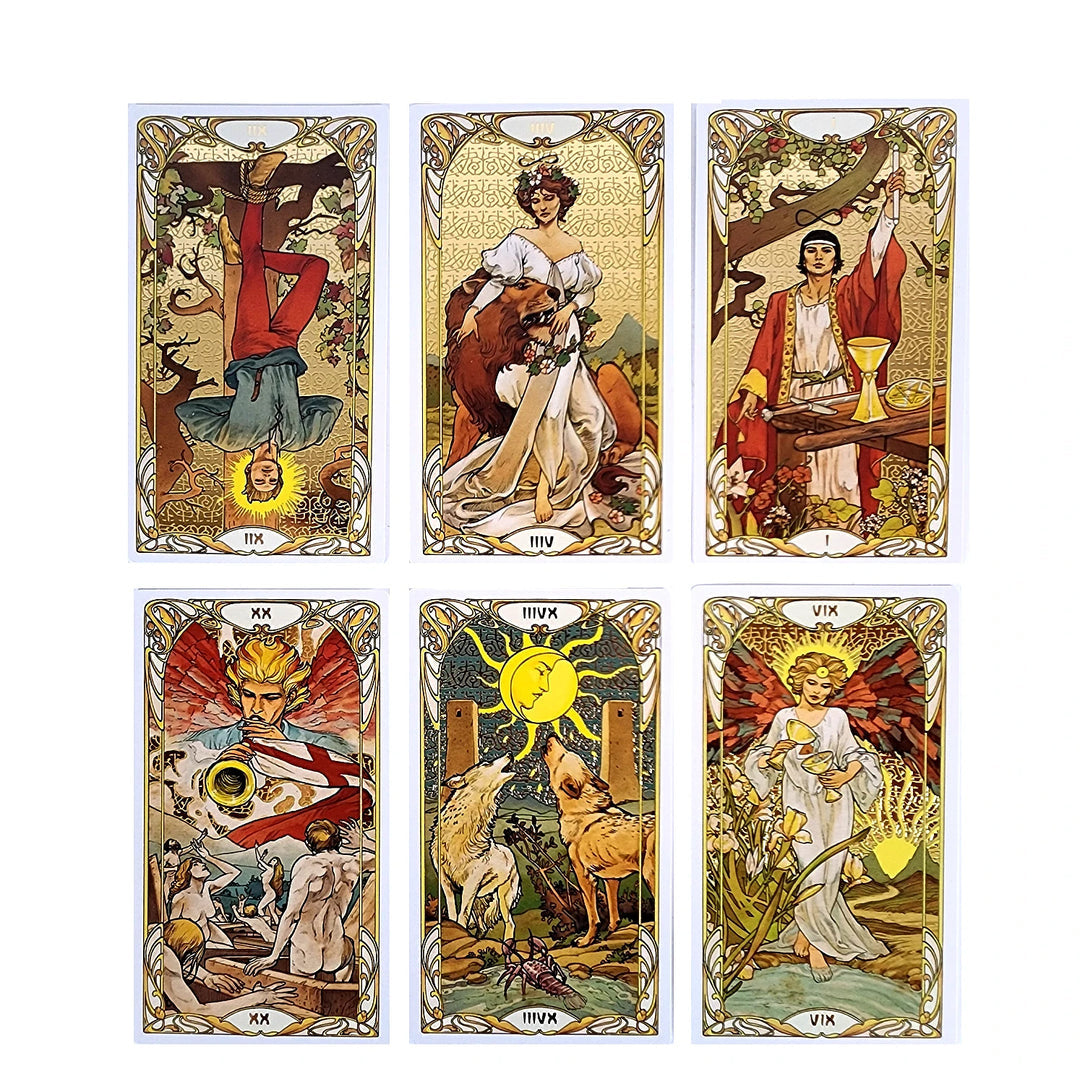 Golden Art Nouveau Tarot