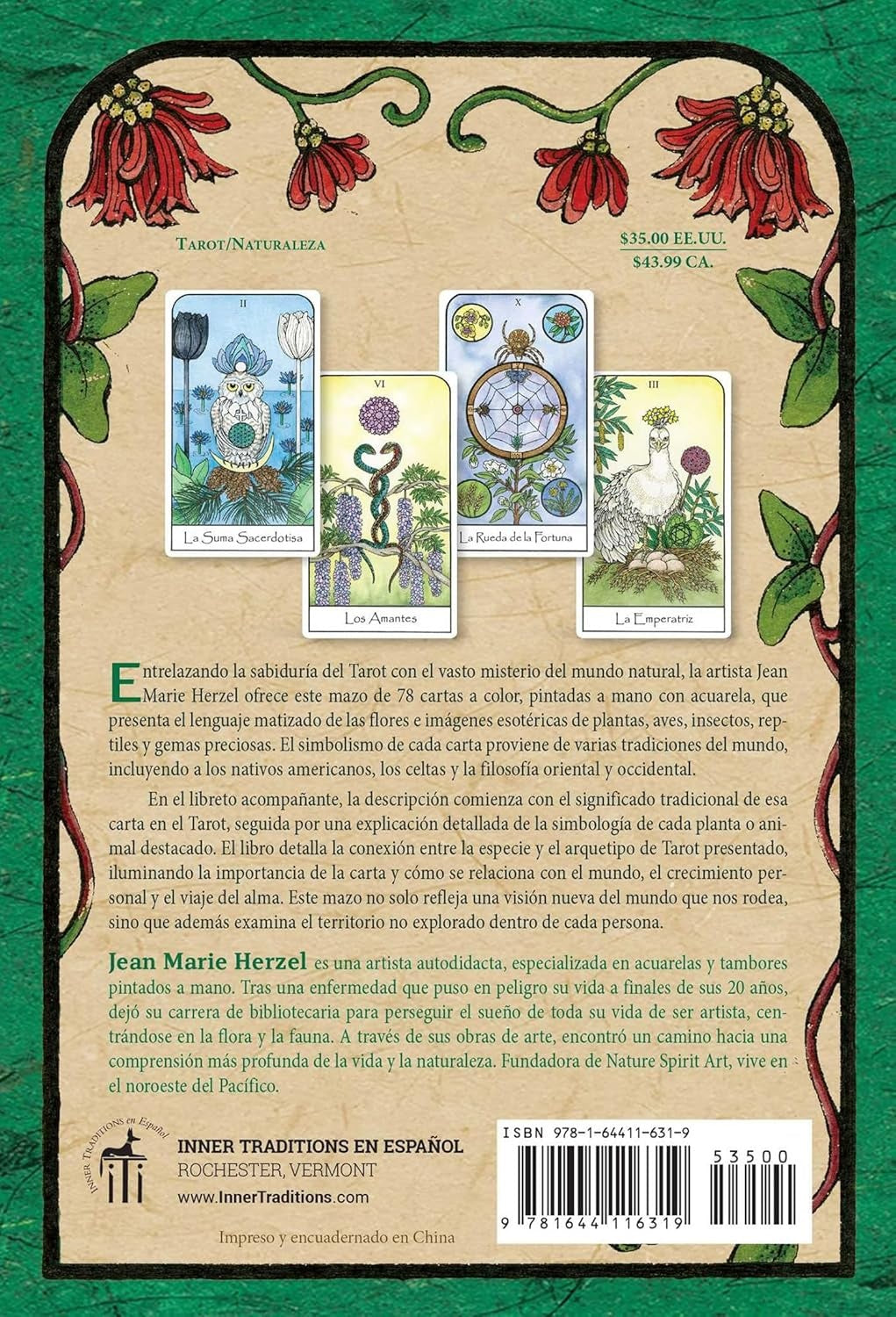 Tarot de los Espíritus de la Naturaleza - Jean Marie Herzel