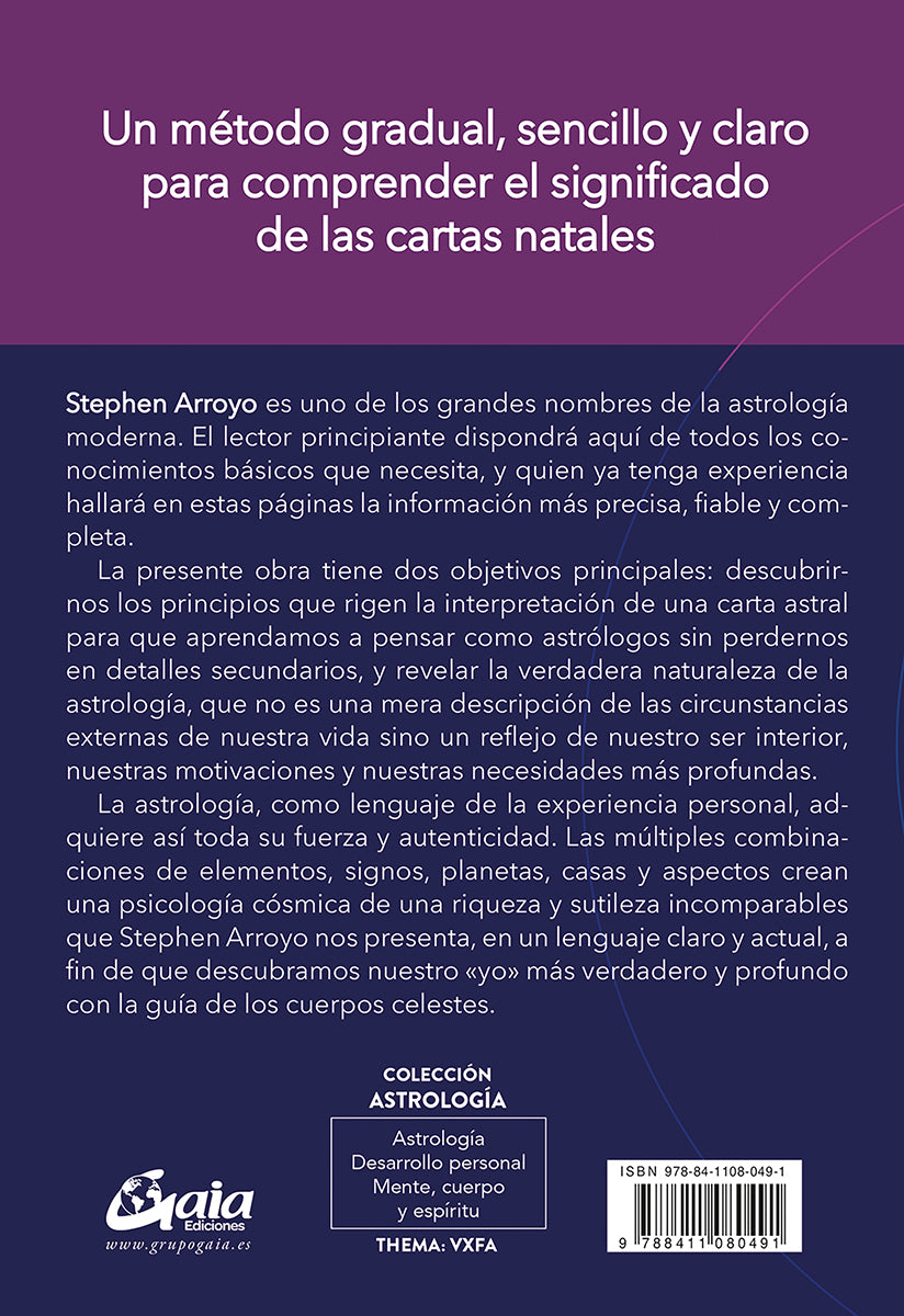 Manual de interpretación de la carta natal - Stephen Arroyo