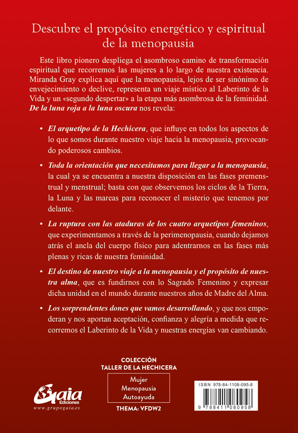 De la luna roja a la luna oscura - Miranda Gray
