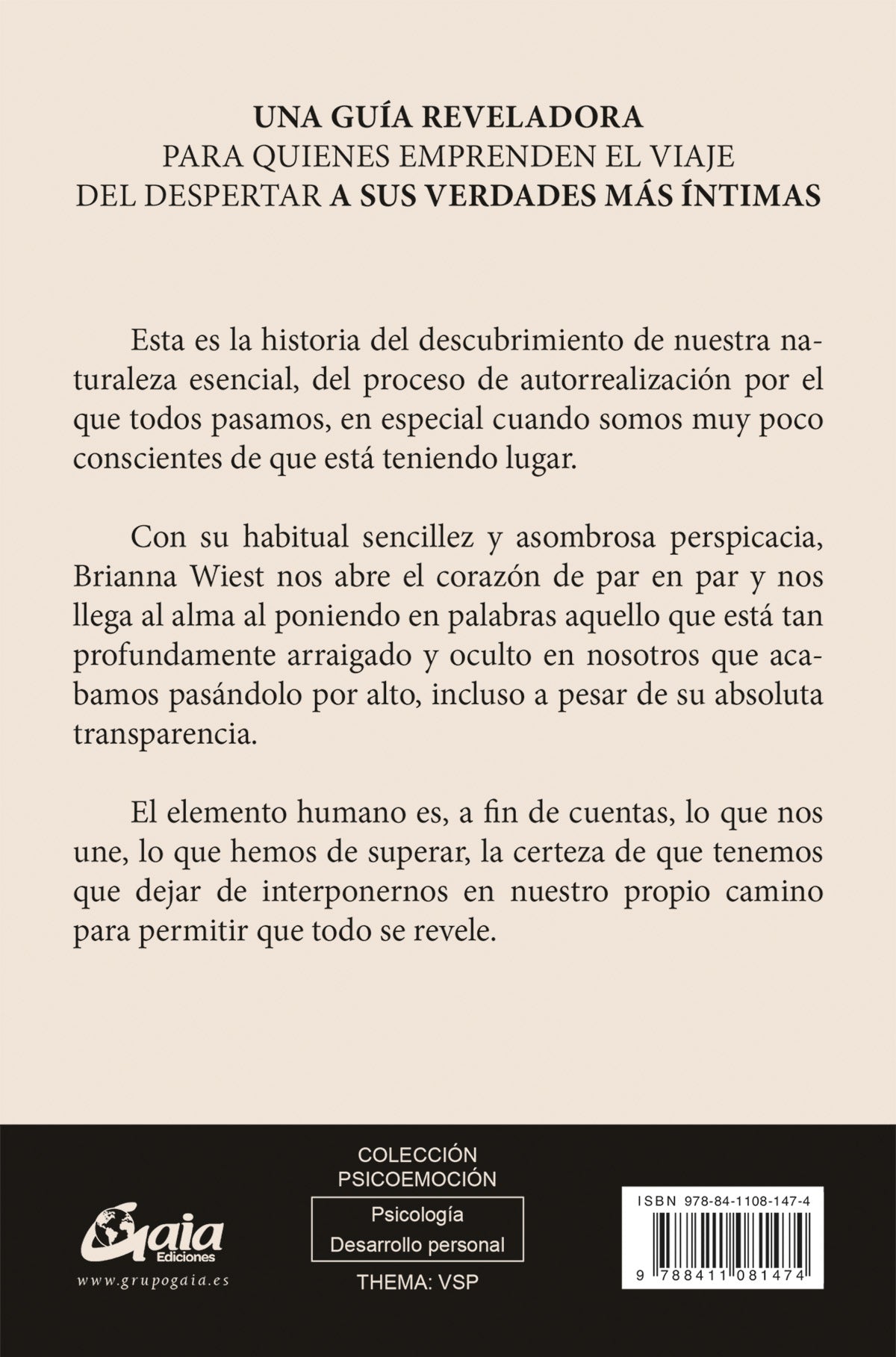 El elemento humano - Brianna Wiest
