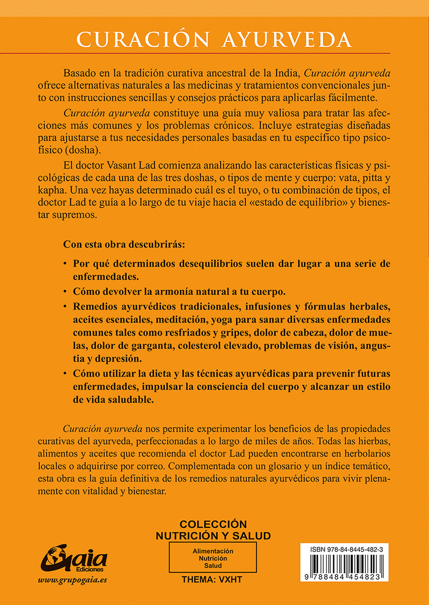 Curación Ayurveda - Vasant Lad
