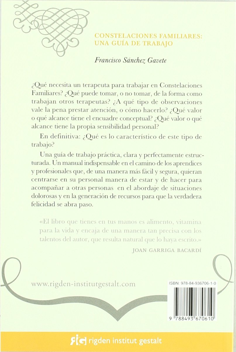 Constelaciones familiares: una guía de trabajo - Francisco Sánchez Gavete