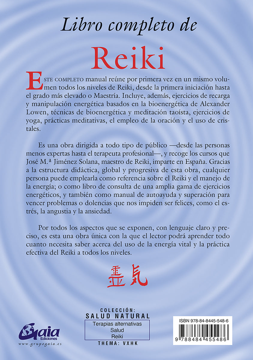 Libro completo de reiki - José María Jiménez Solana
