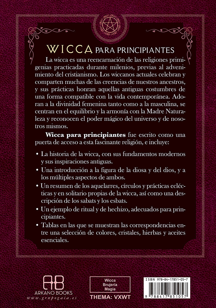 Wicca para principiantes - Lisa Chamberlain