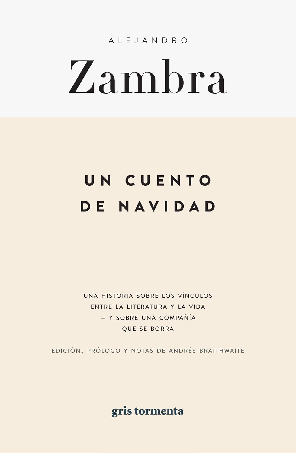 Un cuento de Navidad - Alejandro Zambra