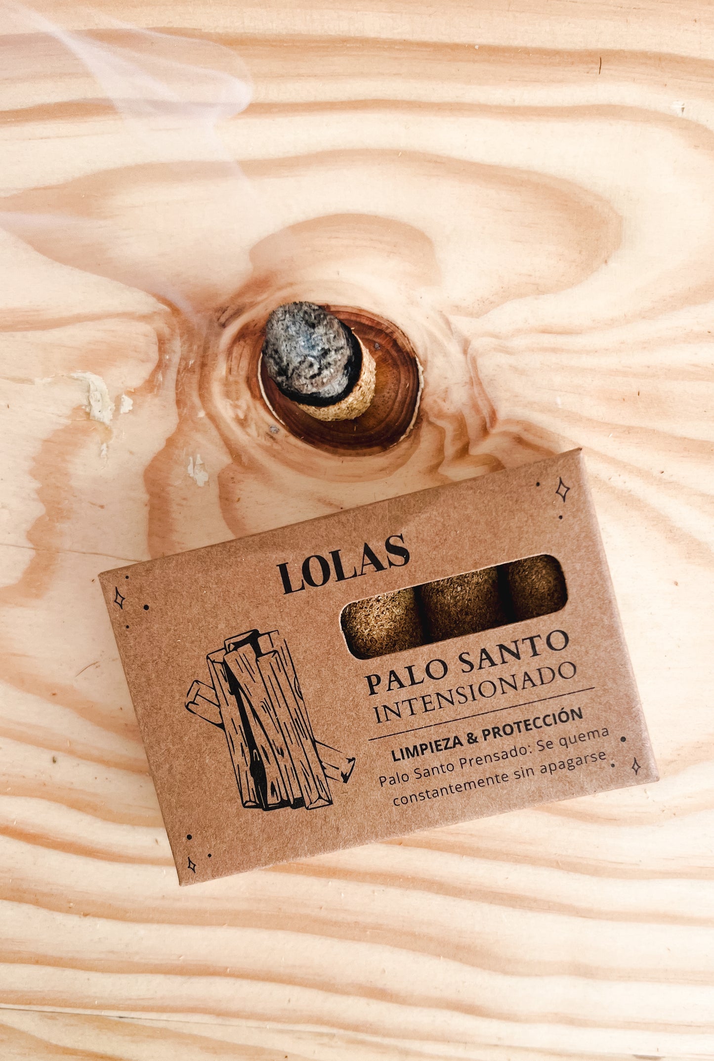 Palo Santo Intensionado: limpieza y protección