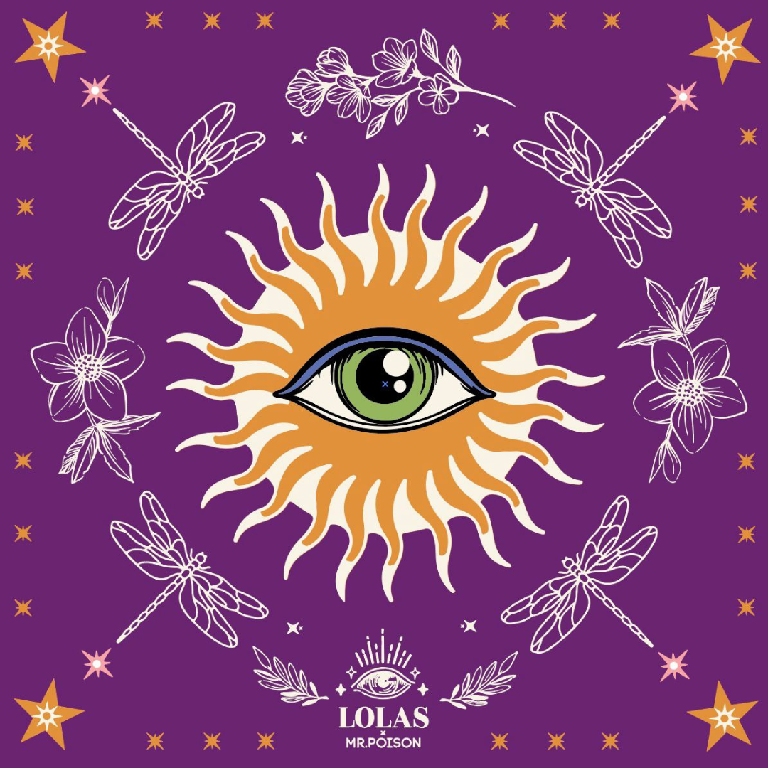 Paño de tarot Inti violeta