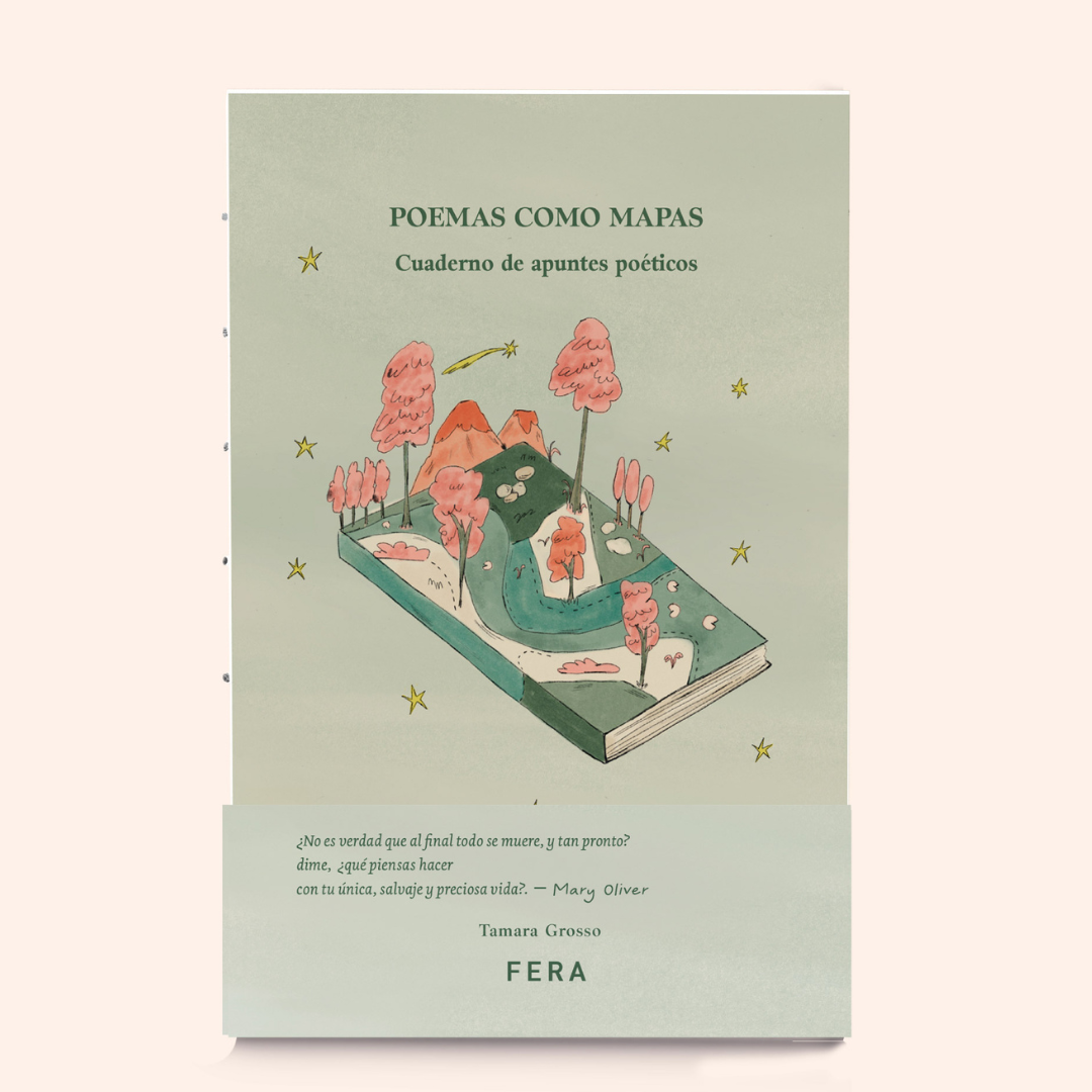 Poemas como mapas, cuaderno de apuntes poéticos