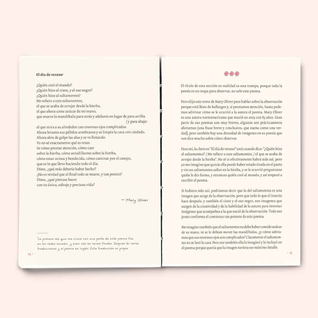 Poemas como mapas, cuaderno de apuntes poéticos