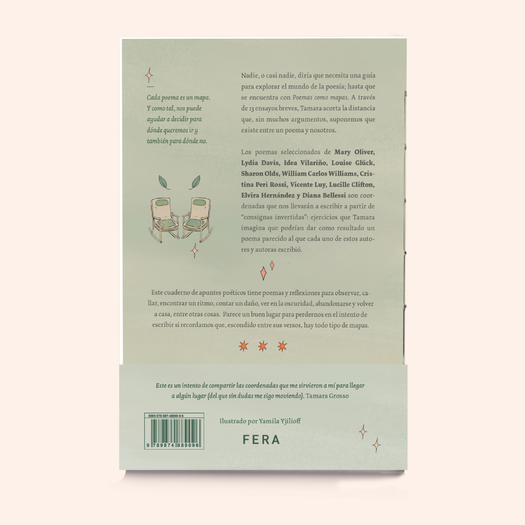 Poemas como mapas, cuaderno de apuntes poéticos