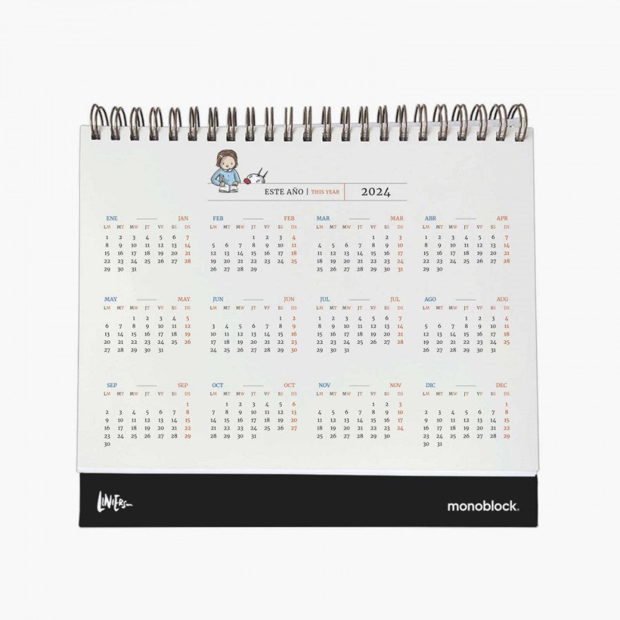 Calendario de Escritorio 2024 Macanudo