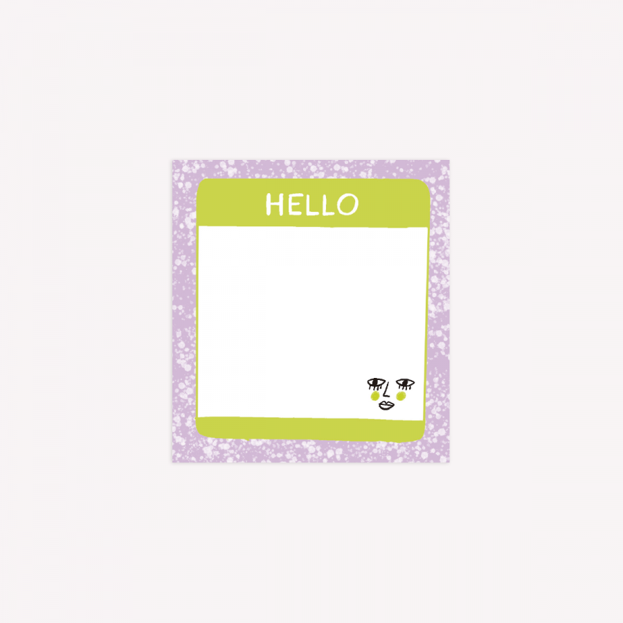 Notas adhesivas medianas: Hello - Pepita Sandwich