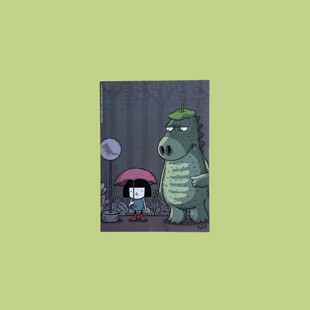 Wall art 13x18cm: Dino y Laura - Alberto Montt