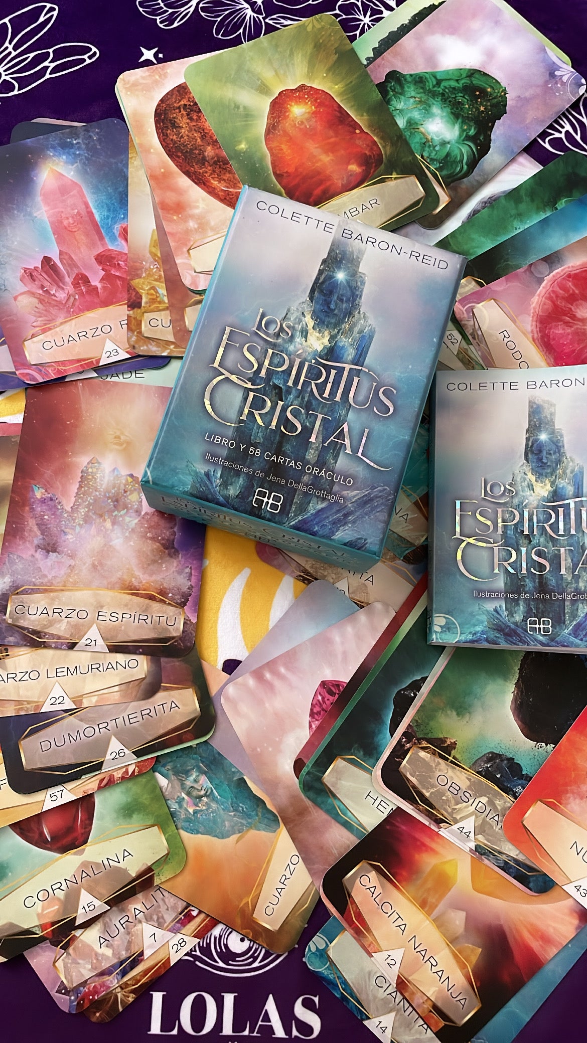 Oráculo Los espíritus Cristal - Colette Baron Reid (cartas+libro)