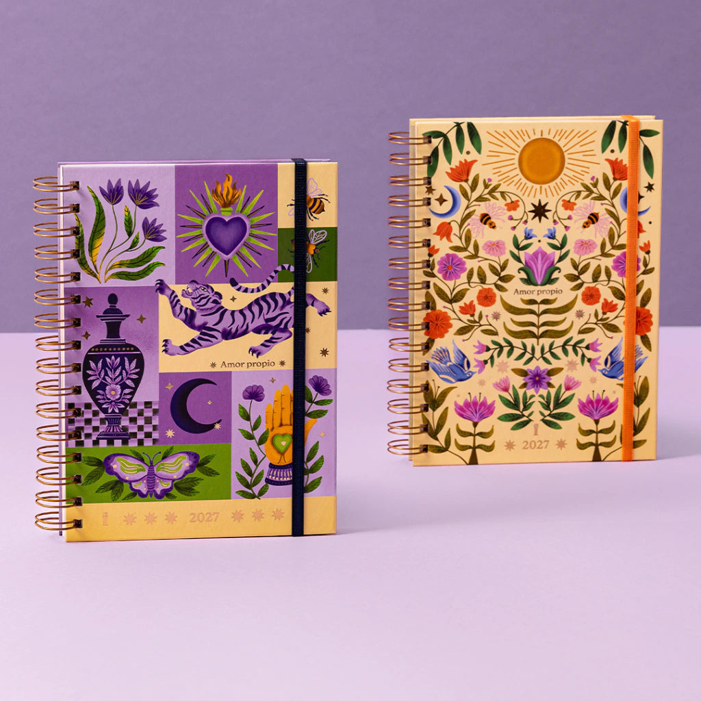 Agenda 2027 Amor propio Floral - Semanal