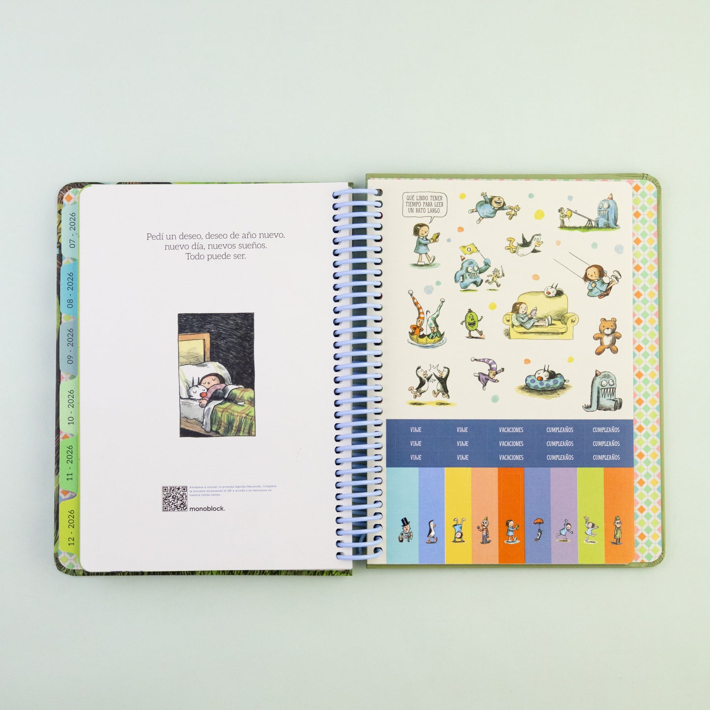 Agenda Macanudo 2026 - Semanal - Hamaca