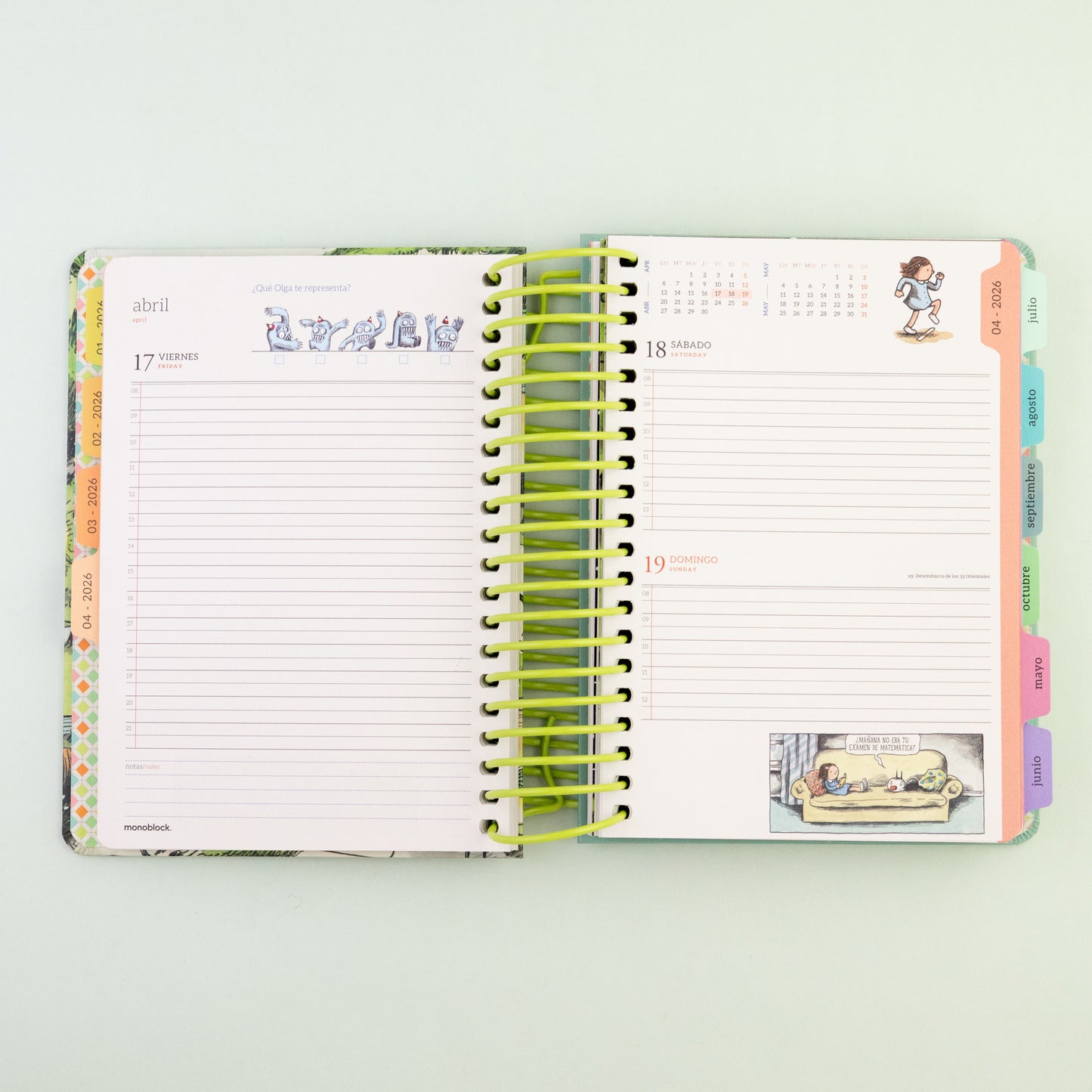 Agenda Macanudo 2026 - Diaria - Momentos