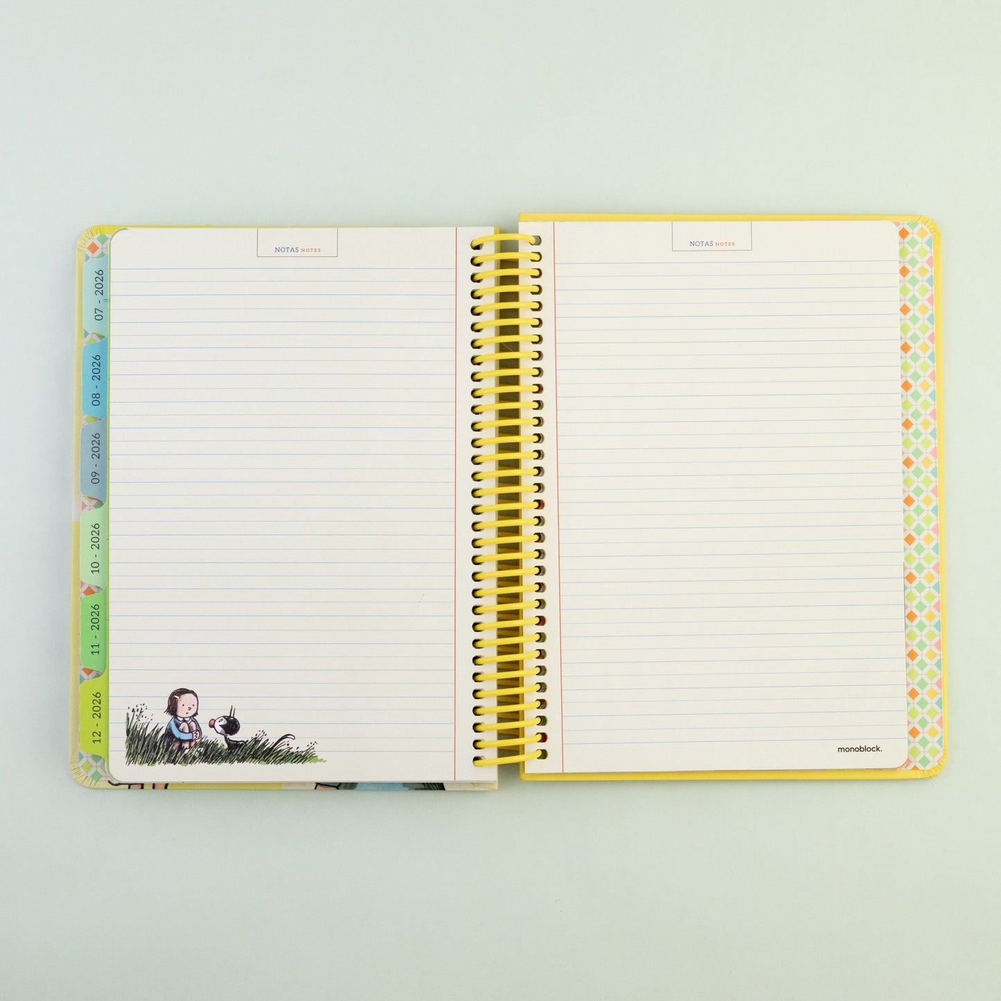 Agenda Macanudo 2026 - Semanal - Frase Célebre