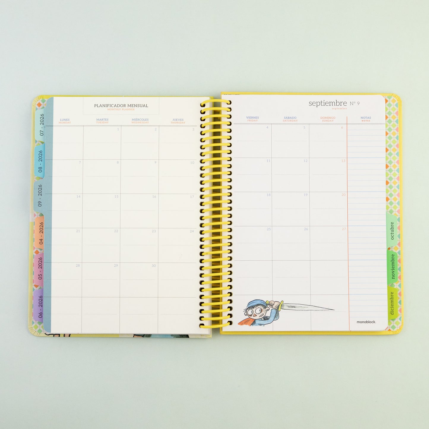 Agenda Macanudo 2026 - Semanal - Frase Célebre