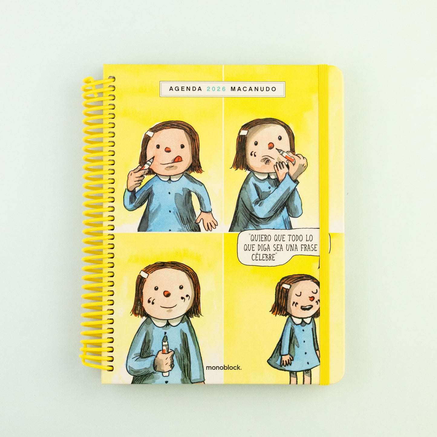 Agenda Macanudo 2026 - Semanal - Frase Célebre