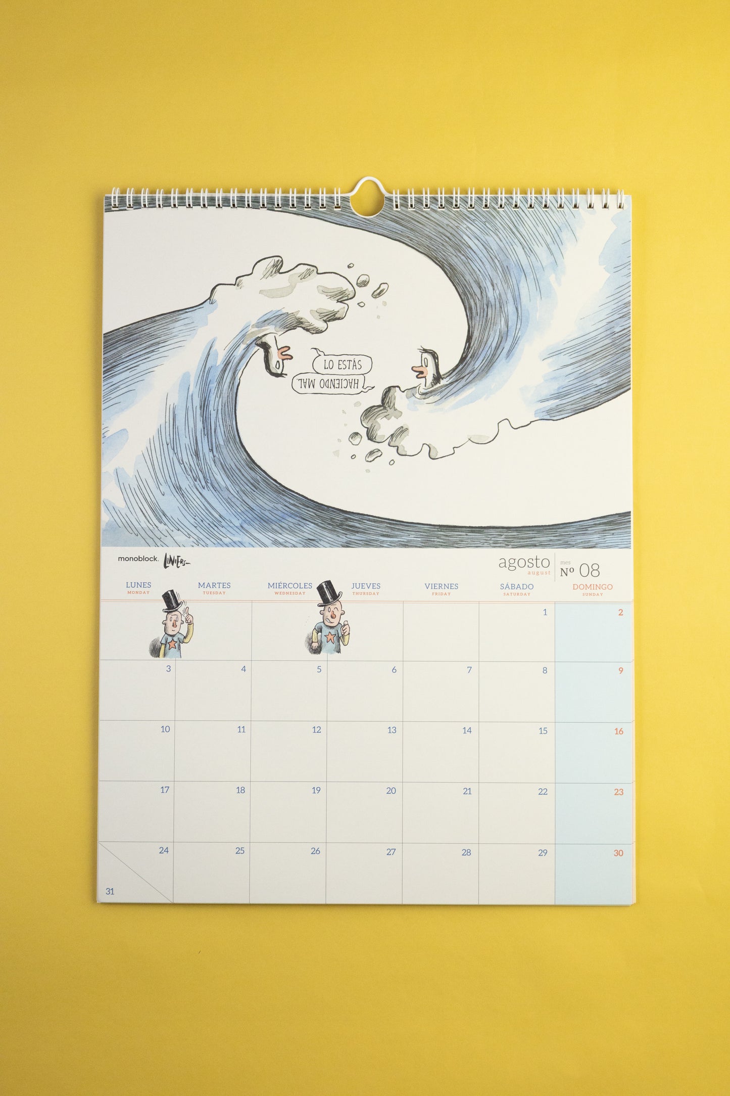Calendario de Pared Macanudo 2026