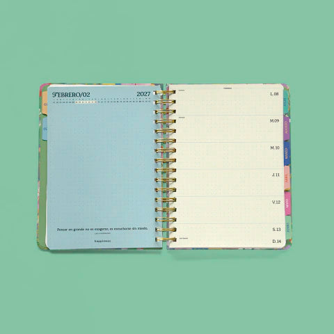 Agenda 2027 Happimess - Primavera - Semanal