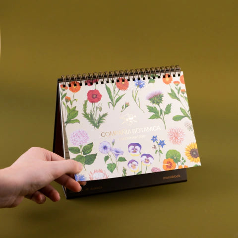 Calendario 2027 de Escritorio - Compañía Botánica