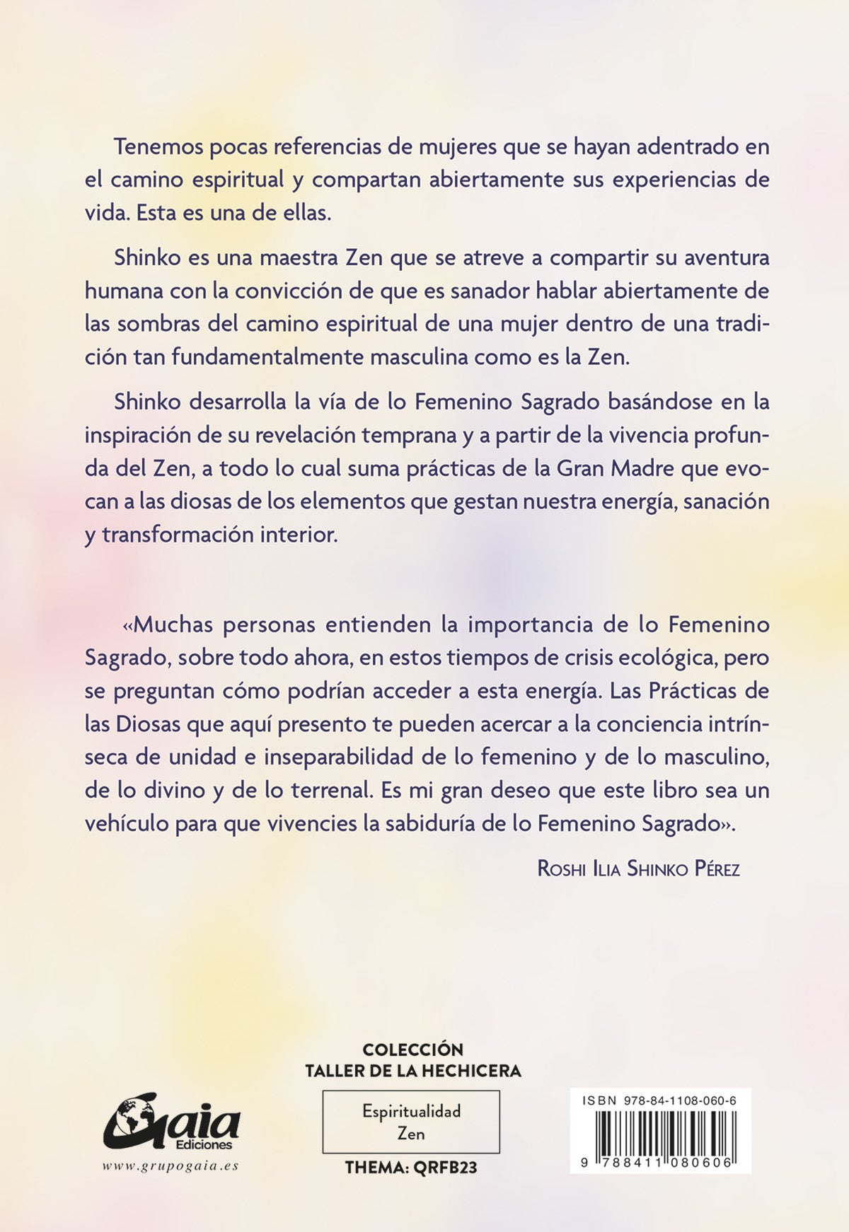 El despertar de lo femenino sagrado - Elena Villalba - Roshi Ilia Shinko Pérez