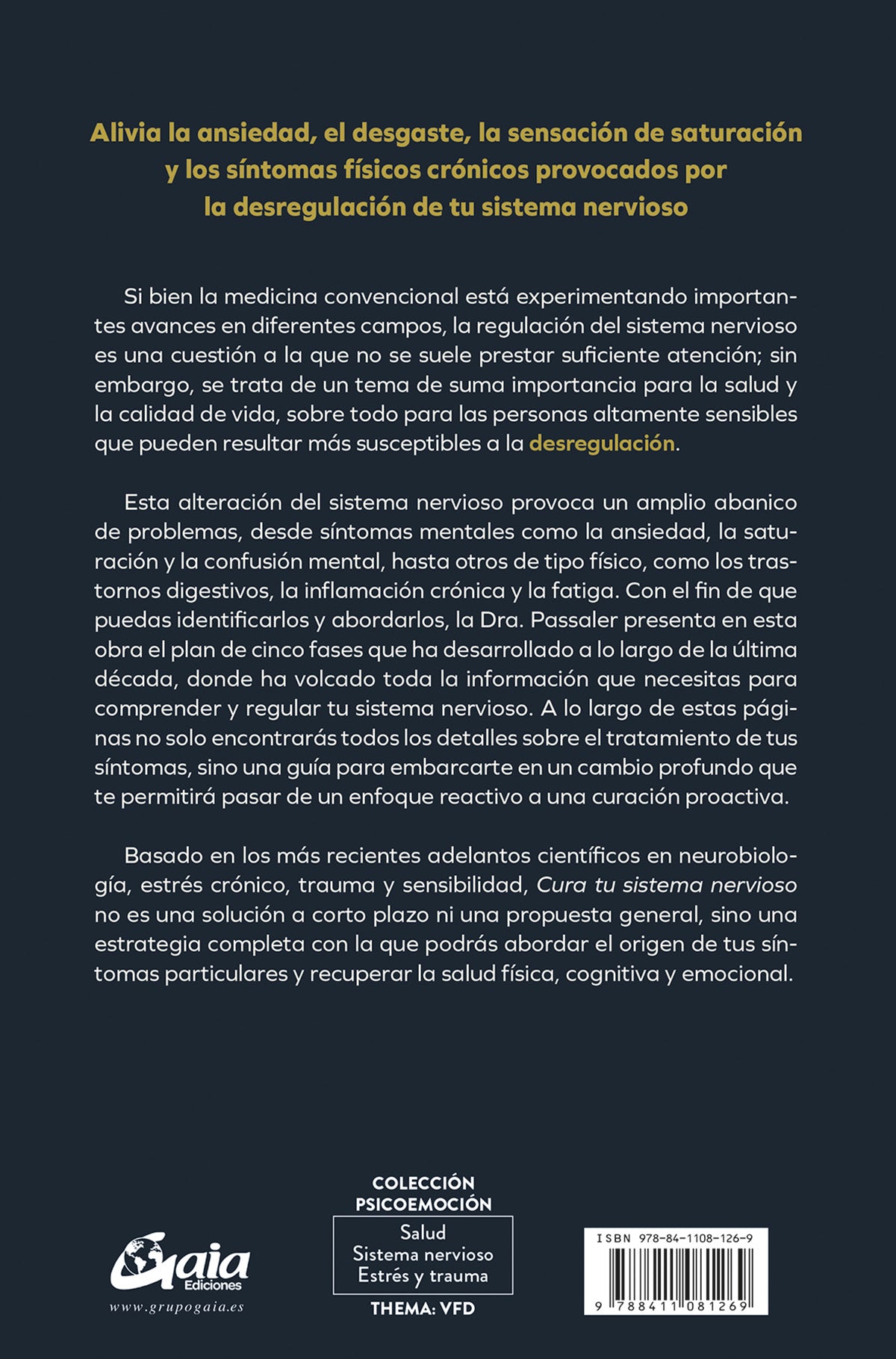 Cura tu sistema nervioso - Dra. Linnea Passaler