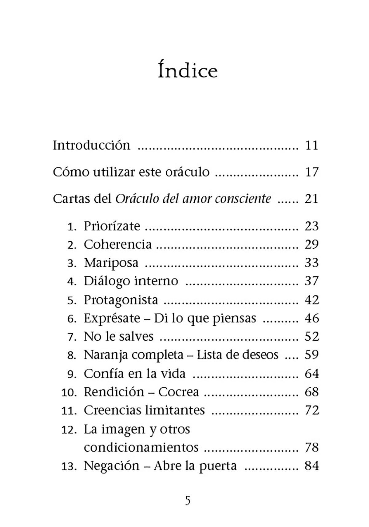Oráculo del Amor Consciente