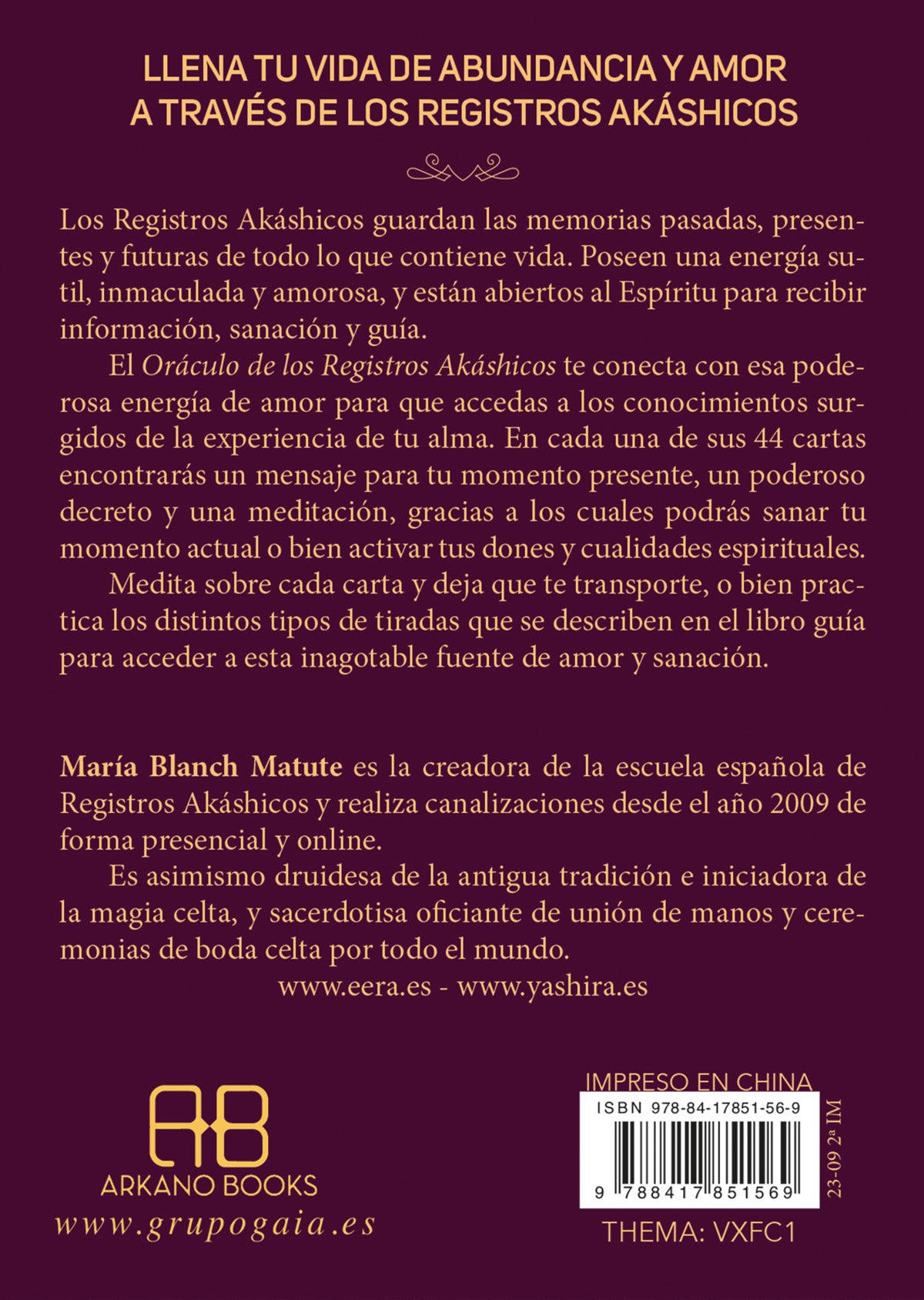 Oráculo de los registros akáshicos - María Blanch Matute