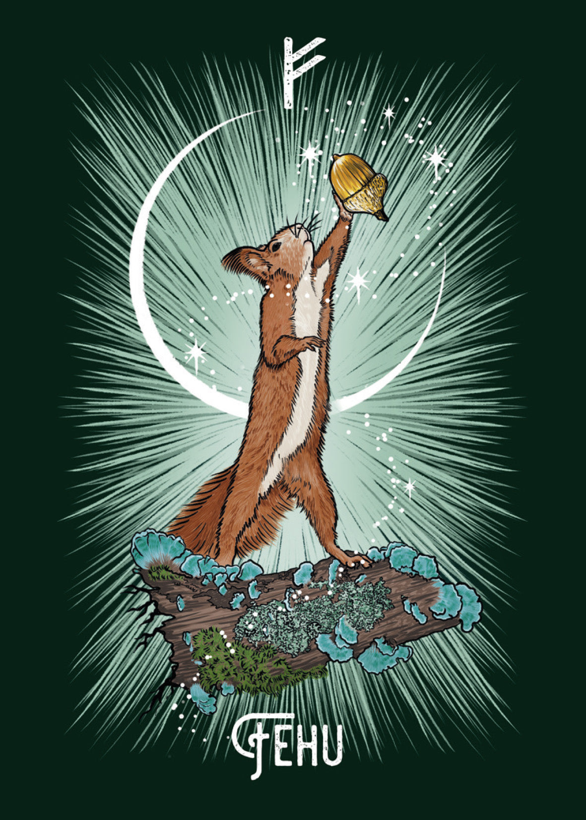 El Oráculo Rúnico de los Animales - Athene Noctua