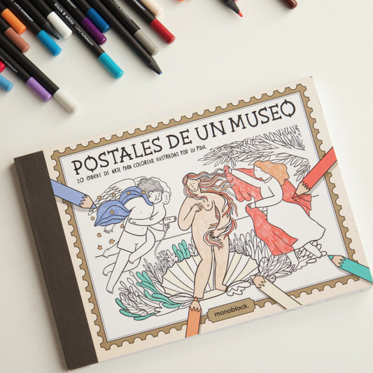 Postales de un Museo para Colorear - Lu Paul