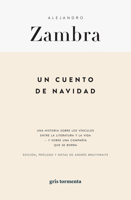 Un cuento de Navidad - Alejandro Zambra