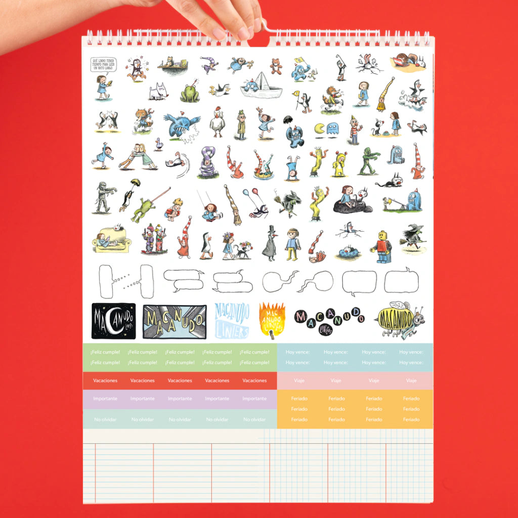 Calendario 2027 de Pared - Macanudo