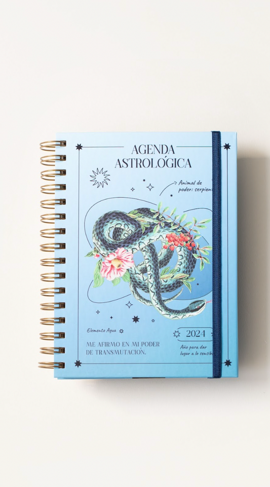 Agenda 2024 Astrológica 2 días por página - Serpiente Agua