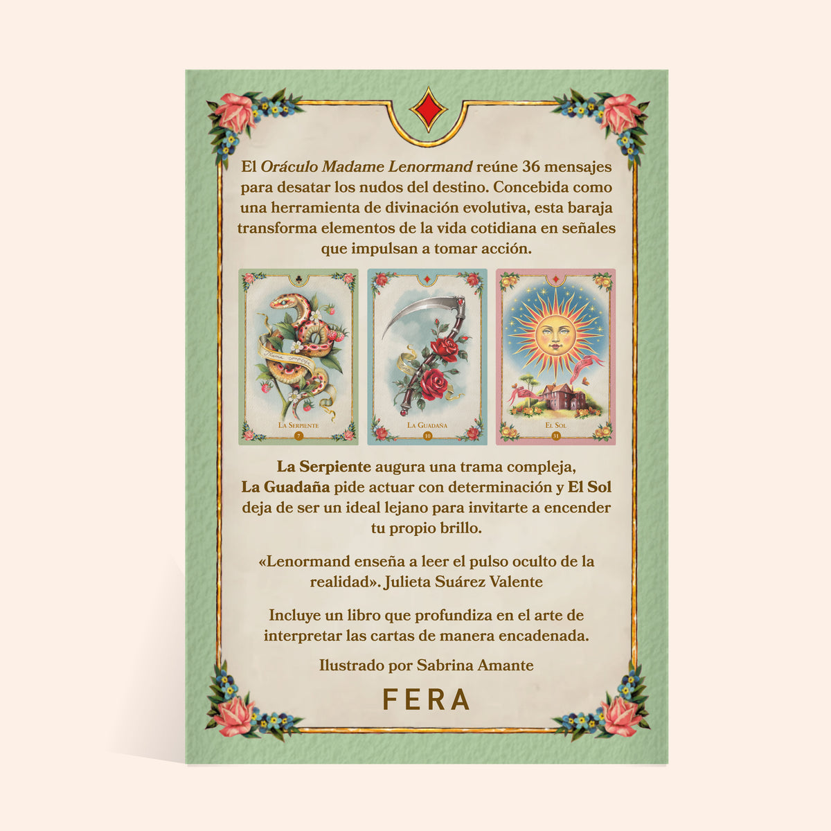 Oráculo Madame Lenormand - Julieta Suárez Valente