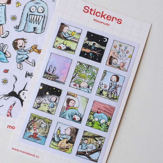 Stickers transparentes Macanudo - Personajes