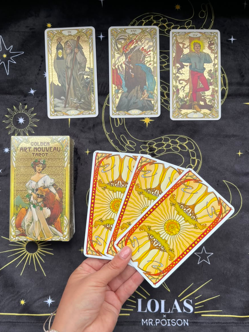 Golden Art Nouveau Tarot