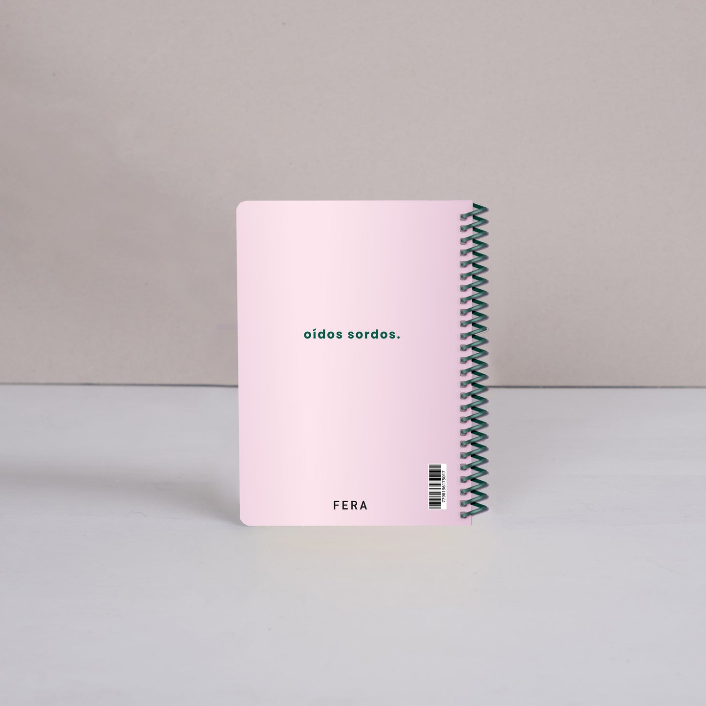 Cuaderno anillado A5, rayado: Colorblock - Rosa