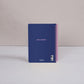 Cuaderno anillado A5, cuadriculado: Colorblock - Azul
