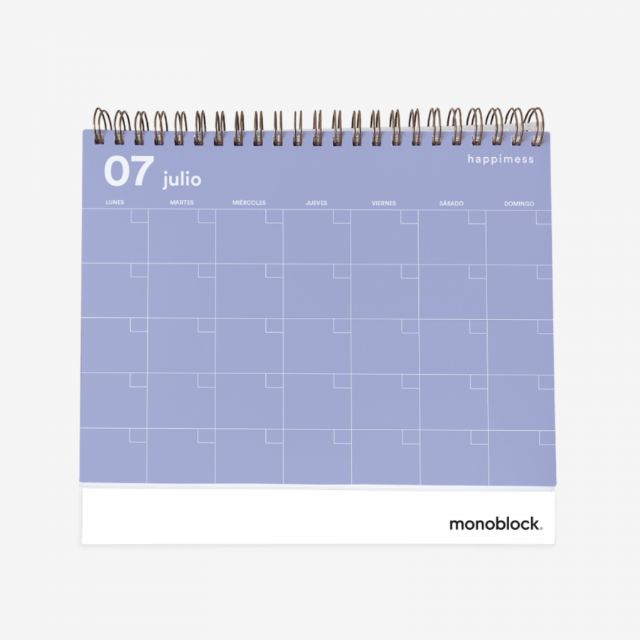 Calendario Perpetuo de Escritorio Happimess Colorblock